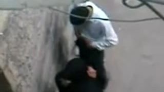 Arab Hijab Housewife Caught Whoring