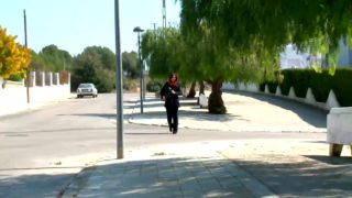 Arabian babe picked up for a hot porn movie