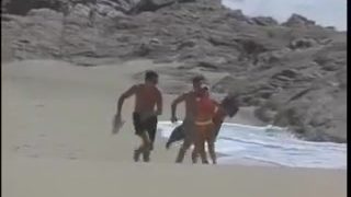 Beach irrumation turns hardcore fuck session