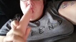 Deep throat orgasm
