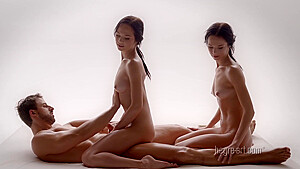 Double pleasure massage for these teens