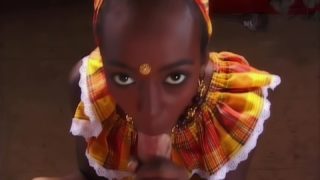 Ebony Bagheera doing anal in a boatyard, upscaled to 4K