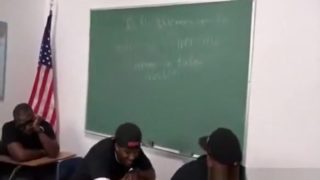 Horny Arab Teacher interracial Gangbang