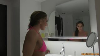 Horny Ladies Took A Strap- On To The Bedroom, To Fuck Each Others Brains Out