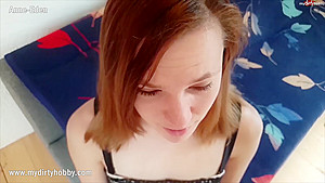MyDirtyHobby – Girlfriend takes care of her man’s morning wood and swallows