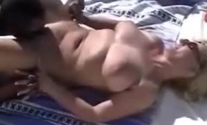 Nude Beach – Big Naturals Mature BBC MMF Threesome