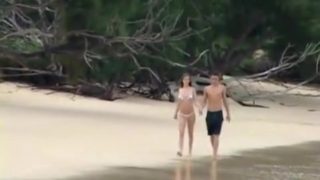 on the beach