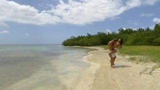 On the beach