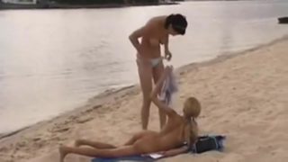 Teen girls on nude beach