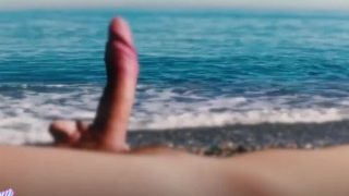 TEENAGER HANDJOB ON A PUBLIC BEACH. PUBLIC, EXHIBITIONISM