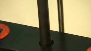 Tight Arabian girl enjoys a gang bang fuck in the gym