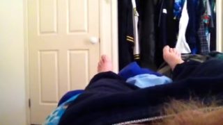 Wanking alone