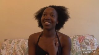 A black bitch feeling a dose of pleasure