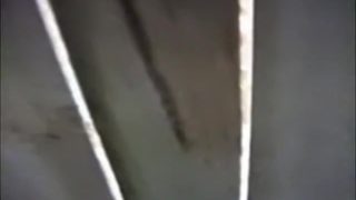 Beach cabin hidden cam scenes with doll in red bikini
