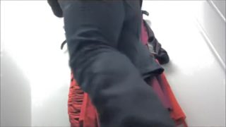 Blond bought the new dress on the hidden camera