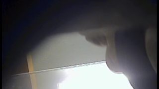 Bushy cunt with sexy slit on changing room spy cam