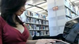 Busted in library