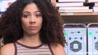 Ebony slut, Nia Nixon was caught shoplifting and ended up fucked, to learn her lesson
