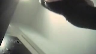 Exciting black bra scenes from the changing room girl