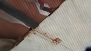 Girls in beach cabin lose off bikini and show tan lines