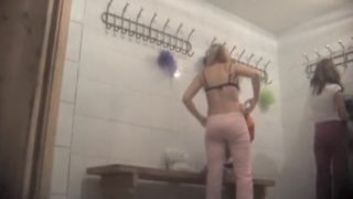 Hot cutie become a real model in a real voyeur video