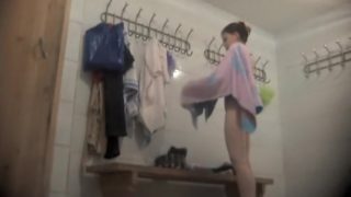Nude girls have no idea that a spy cam is filming them