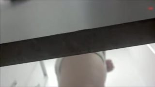 Spy cam caught a cool butt in the changing room