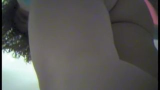 Spy camera records a busty darling in the changing room