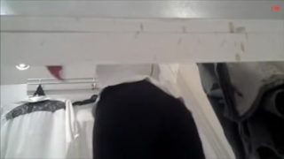 Young cutie with elastic ass was taped on the spy camera